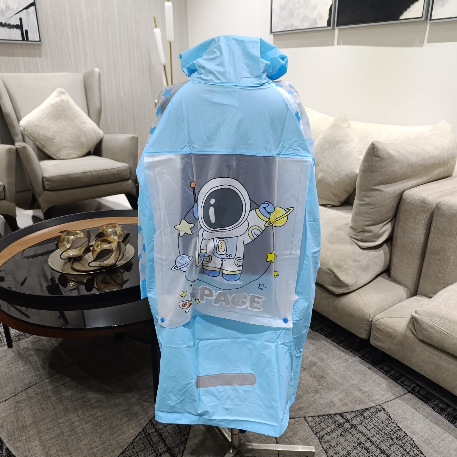 Astronaut Space Super Premium 3D Raincoat (Exchange free for Size Issue